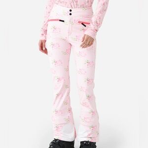 RARE Love shack fancy x Bogner floral pink snow ski pants